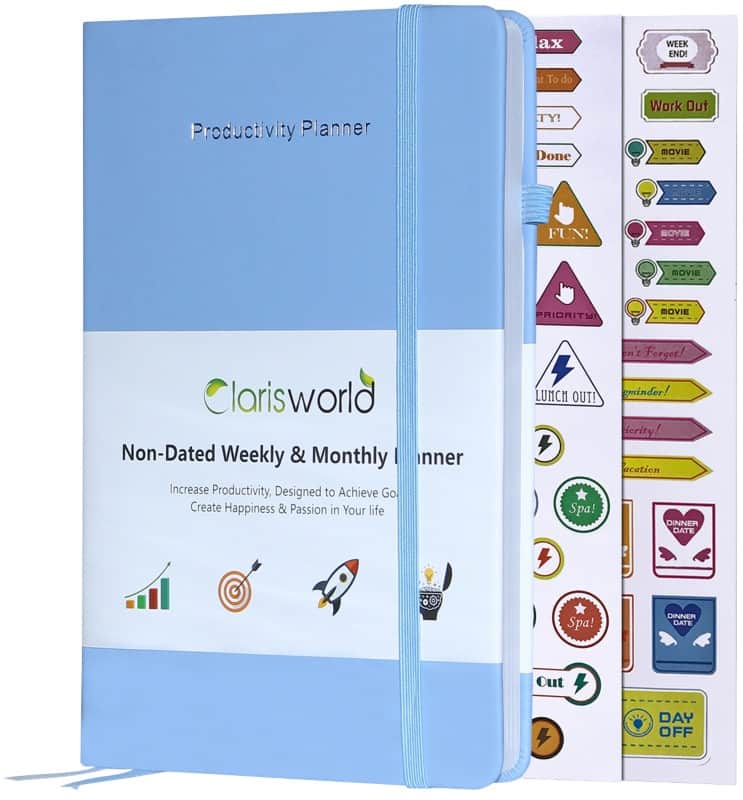 ARPAN Planner A5 Week to view Blue ST-9940BE