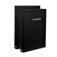 ARPAN Photo Album 300BK-X2 300 6X4'' Pictures Black Pack of 2