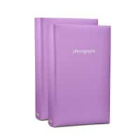 ARPAN Photo Album 300PE-X2 300 6X4'' Pictures Purple Pack of 2