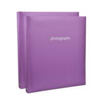 ARPAN Photo Album AL-9141-X2 120 5 x7 '' Pictures Purple Pack of 2