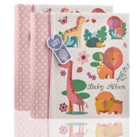 ARPAN Photo Album BA-1634-X2 200 6X4'' Pictures Pink Pack of 2