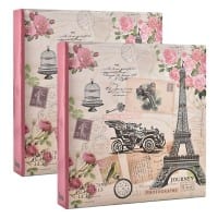 ARPAN Photo Album CL-FL500-X2 500 6X4'' Pictures Cream Pack of 2