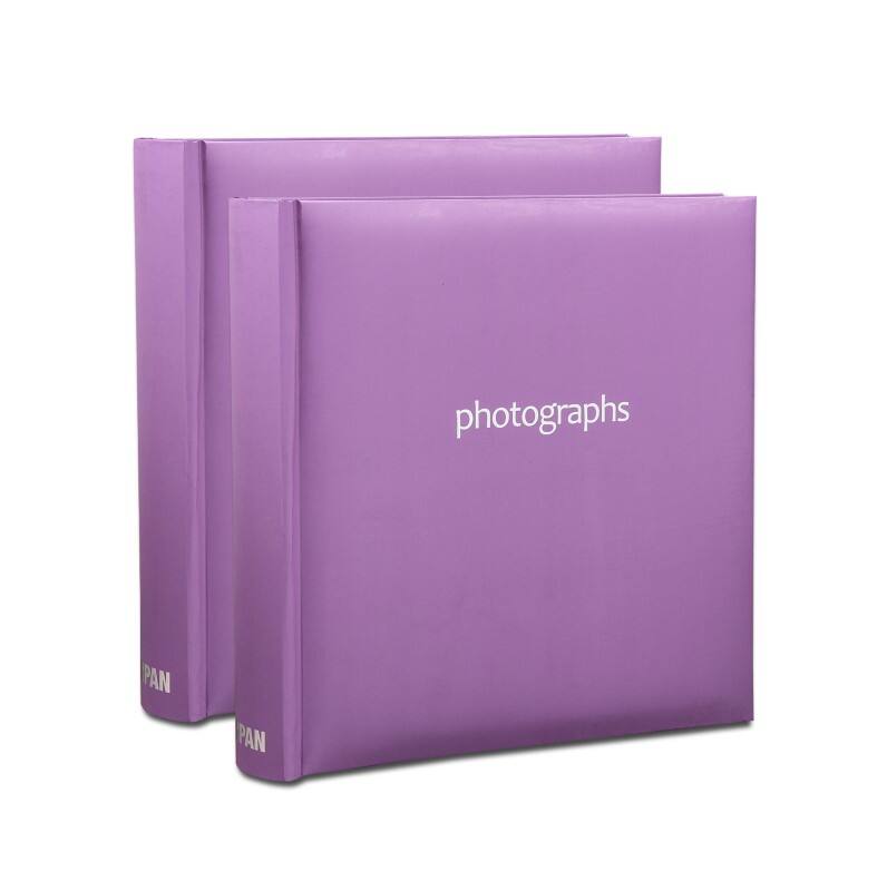 ARPAN Photo Album CL-SM200PE-X2 200 6X4'' Pictures Purple Pack of 2