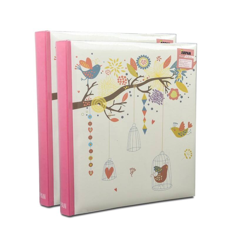 ARPAN Photo Album LB57-X2 200 6X4'' Pictures Light Yellow Pack of 2