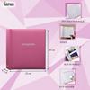 ARPAN Photo Album SM200PK-X2 200 6X4'' Pictures  Pink Pack of 2