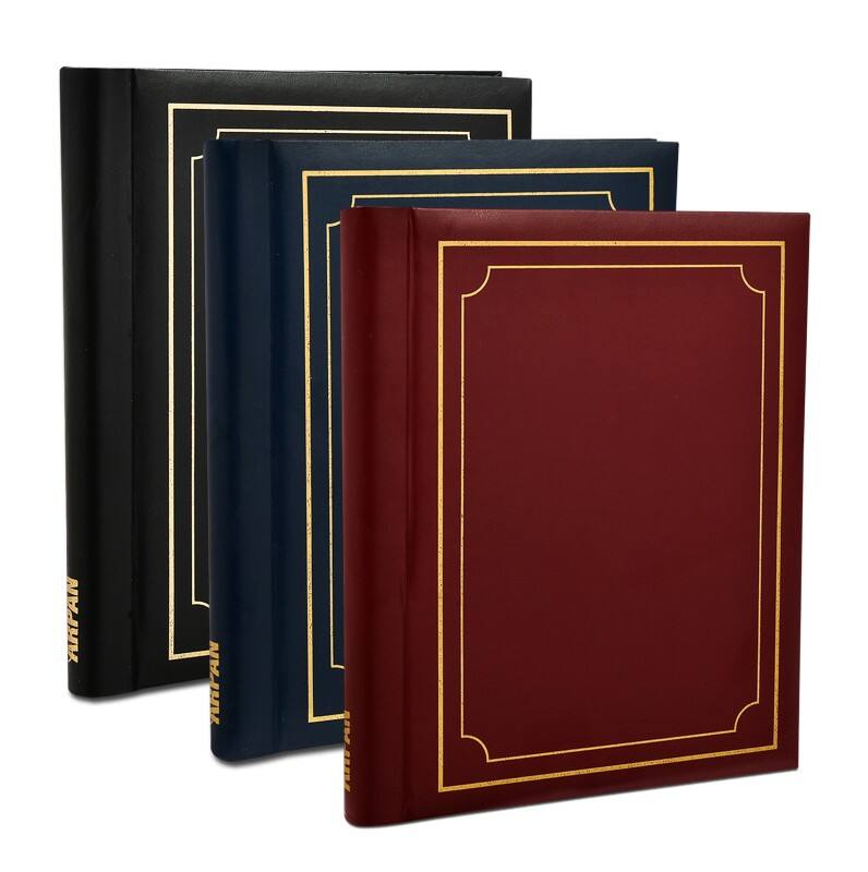 ARPAN Photo Album CL-SM40-BK-BE-RD 20 Sheets Black, Blue, Red Pack of 3