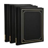 ARPAN Photo Album CL-SM40BK-PACK-3 20 Sheets Black Pack of 3