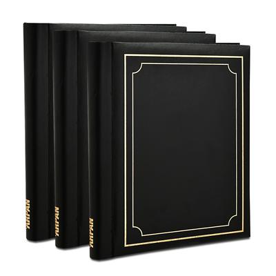 ARPAN Photo Album CL-SM40BK-PACK-3 20 Sheets Black Pack of 3