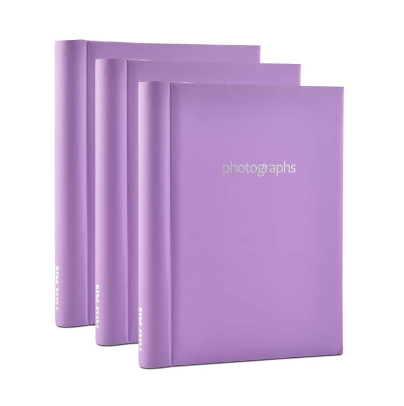 ARPAN Photo Album CL-SM40PE-PACK-3 20 Sheets Purple Pack of 3