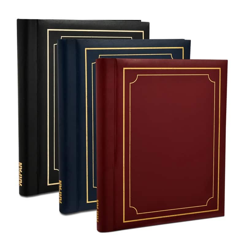 ARPAN Photo Album CL-SM72-BK-BE-RD 36 Sheets Black, Blue, Red Pack of 3
