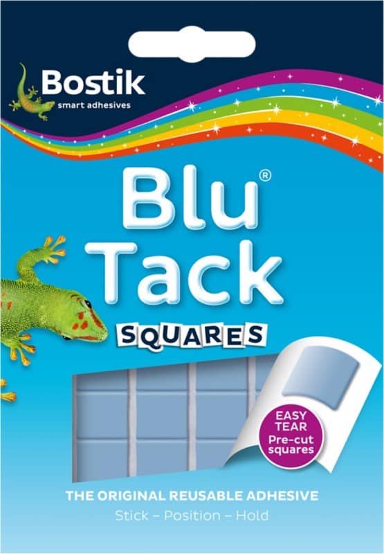 Bostik Blu Tack Adhesive Squares Blue