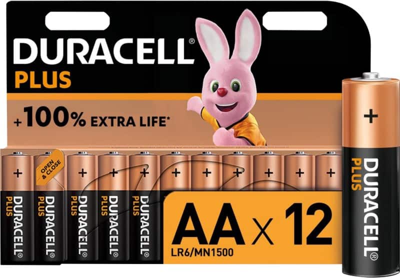 Duracell Batteries Plus 100 AA Pack of 12
