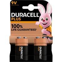 Duracell Batteries 6LR61 Pack of 2
