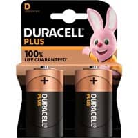 Duracell Batteries LR20 Pack of 2