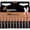 Duracell Batteries Plus 100 AA Pack of 20