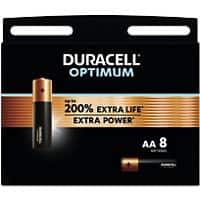 Duracell Batteries Optimum AA Pack of 8