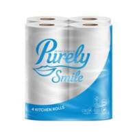 Purely Smile 2 Ply Kitchen Roll 10 m 4 Rolls