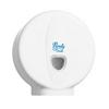 Purely Smile Toilet Roll Plastic Dispenser White