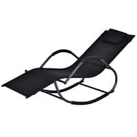 Outsunny Rocking Chair 84A-120V70BK Steel, Textilene Black