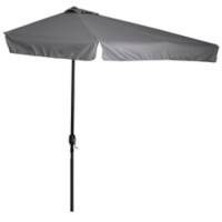 OutSunny Umbrella Water-Resistant Metal, Polyester Dark Grey