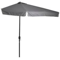 Outsunny Umbrella 84D-008V01CG Metal, Polyester Dark Grey