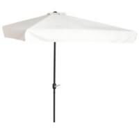 OutSunny Umbrella Water-Resistant Metal, Polyester Cream White