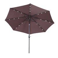 Outsunny Sun Umbrella 840-125CF Steel, Polyester Brown