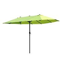 Outsunny Sun Umbrella 84D-031V01GN Metal, Polyester Green