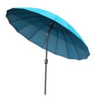 OutSunny Sun Umbrella Water-Resistant Metal, Glass Fiber, Polyester Blue