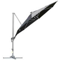 Outsunny Sun Umbrella 84D-110CG Aluminum, Polyester Dark Grey