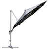 Outsunny Sun Umbrella 84D-110GY Aluminum, Polyester Grey