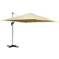 Outsunny Sun Umbrella 84D-115 Aluminum, Polyester Khaki