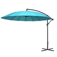 Outsunny Sun Umbrella 84D-118GN Metal, Polyester, Glass Fiber Green