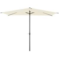 Outsunny Sun Umbrella 84D-126BG Metal, Aluminum, Polyester Beige