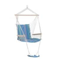 Outsunny Hanging Swing Chair 84A-016GY Cotton, Hardwood Grey