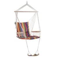 Outsunny Hammock 84A-016RD Cotton, Hardwood Red