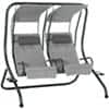 Outsunny Swing Chair 84A-052V70 Steel, Polyester Grey