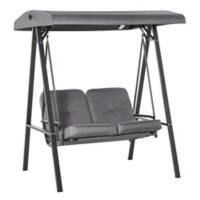 Outsunny Patio Swing Chair 84A-158V70 Steel, Polyester, Cotton Grey