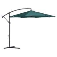 Outsunny Umbrella 84D-037GN Steel, Polyester Green