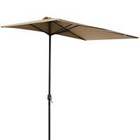 Outsunny Parasol 84D-074BG Metal, Polyester Beige