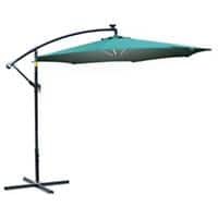 Outsunny Parasol 84D-066GN Steel, Aluminum, Polyester Green