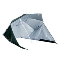 OutSunny Beach Umbrella Water-Resistant Metal, Polyester Green