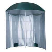 OutSunny Beach Umbrella Water-Resistant Polyester, Steel Dark Grey