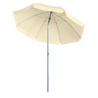 Outsunny Beach Umbrella 84D-039CW Steel, Polyester Cream White