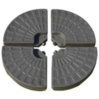 Outsunny Umbrella Base Set 8500 g HDPE 100 x 100 x 10.5 cm