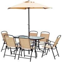 Outsunny Camping Beer Table Set 84B-191 Beige