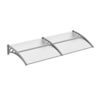 Outsunny Canopy B70-051 Polycarbonate, Polypropylene Clear, Grey