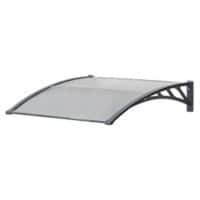 Outsunny Canopy B70-051V01 Polycarbonate, Polypropylene Clear, Grey