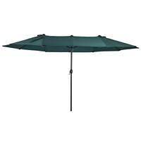 Outsunny Market Umbrella 84D-031V01 Metal, Polyester Green