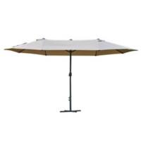 Outsunny Market Umbrella 84D-031V02CF Metal, Polyester Beige